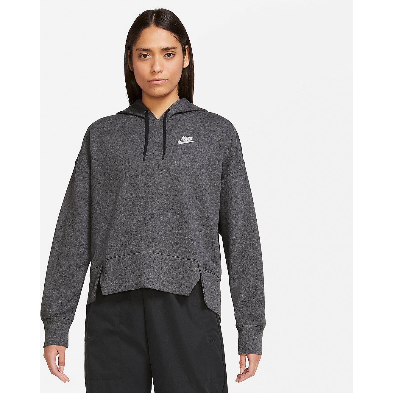 Nike Women's Club Fleece Plus Size Hoodie                                                                                        - view number 1