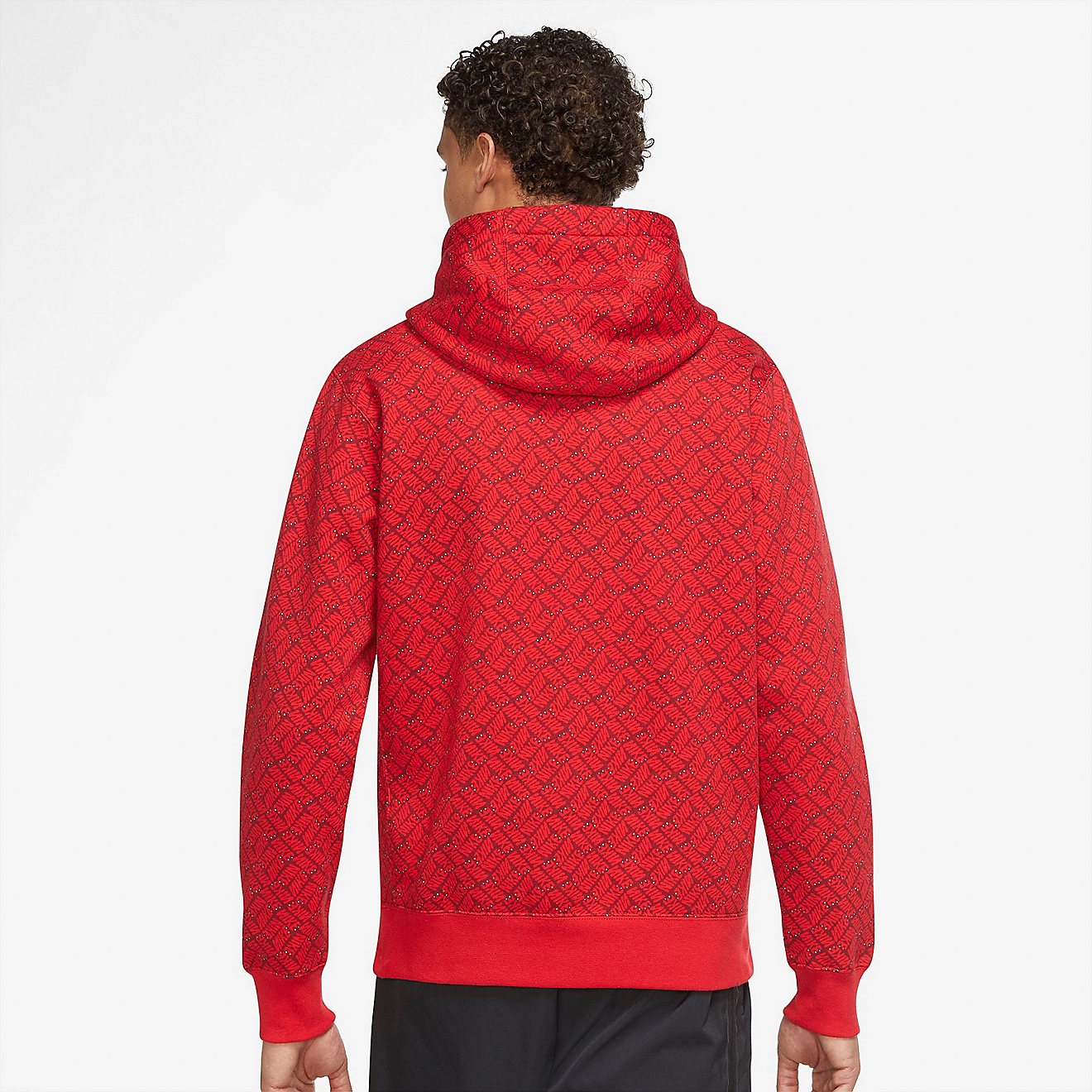 Nike Men's Sportswear Essentials+ Allover HB Pullover Hoodie                                                                     - view number 3