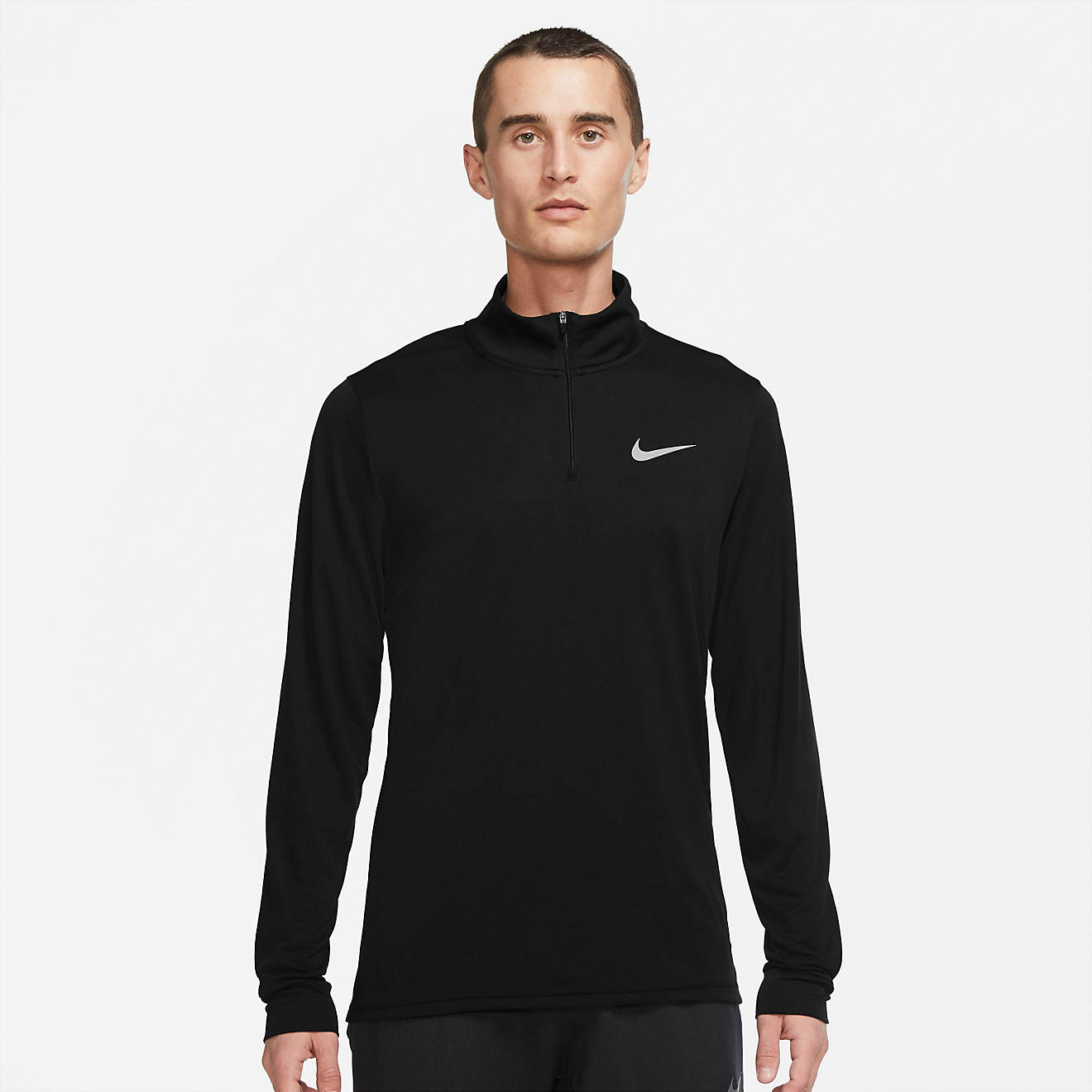 Nike Men's NP Dri-FIT Hyper Dry 1/4 Zip Training Shirt                                                                           - view number 1