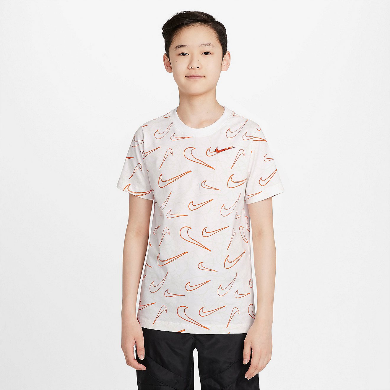 Nike Boys' Swoosh AOP Graphic Training T-shirt                                                                                   - view number 1