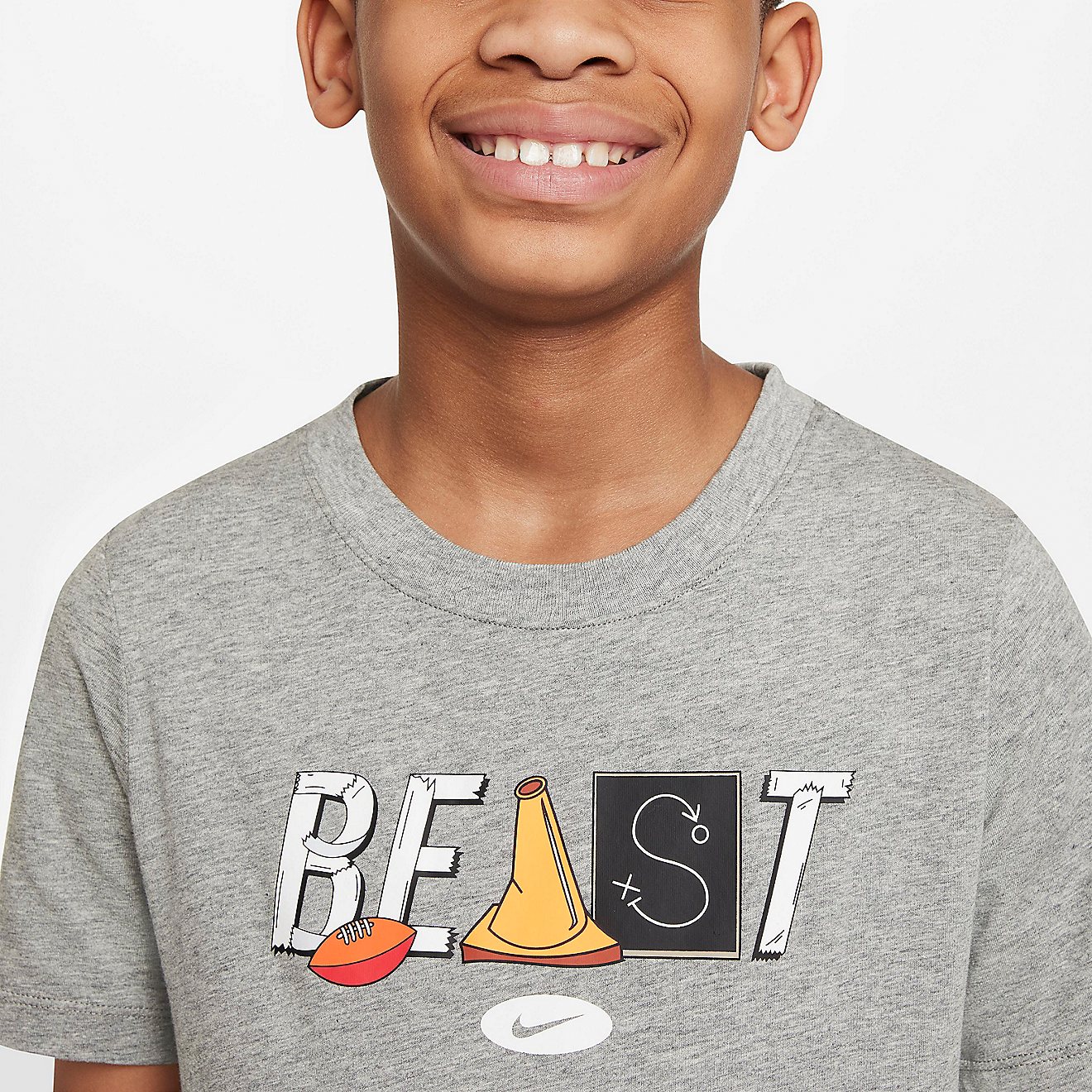 Nike Boys' Beast Graphic Training T-shirt                                                                                        - view number 2