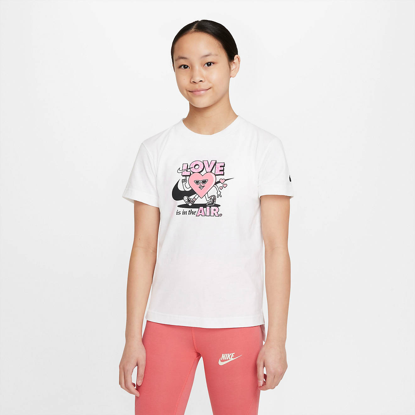 Nike Girls' Sportswear Valentine T-shirt                                                                                         - view number 1