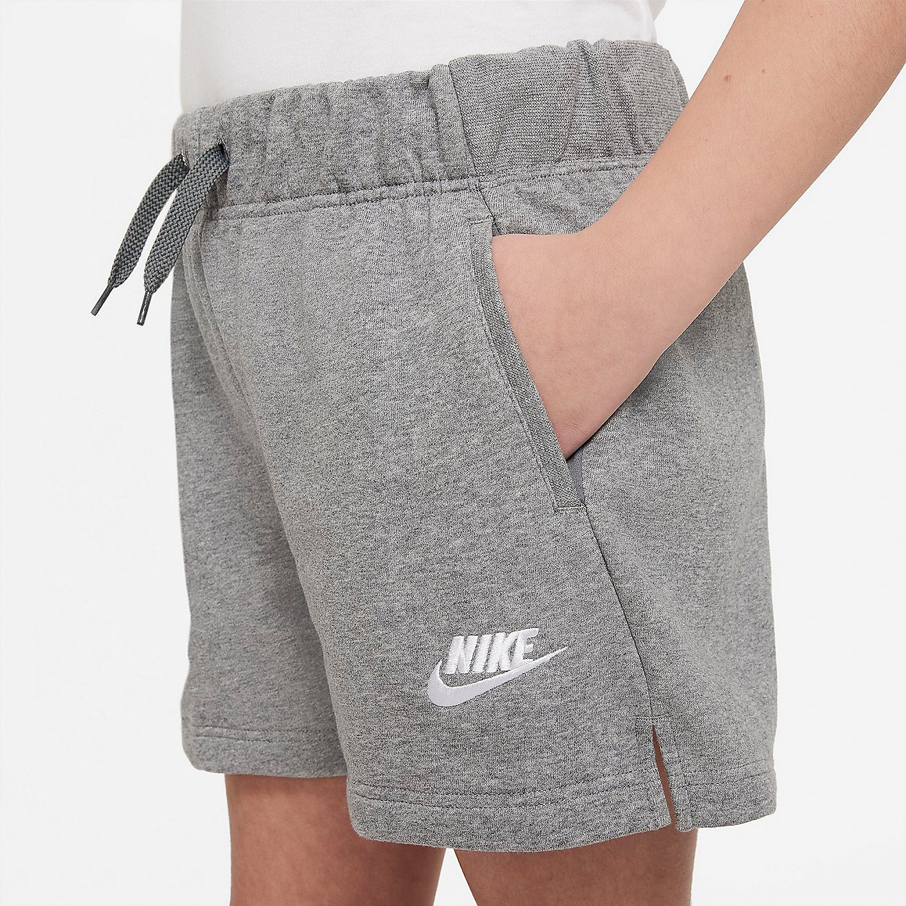 Nike Girls' Sportswear Club French Terry Shorts                                                                                  - view number 2