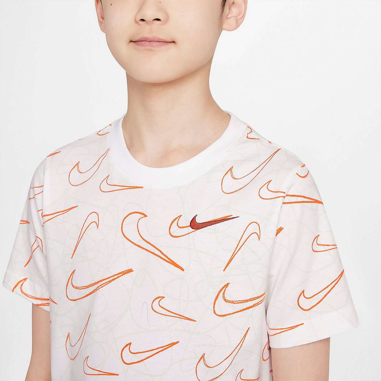 Nike Boys' Swoosh AOP Graphic Training T-shirt                                                                                   - view number 2