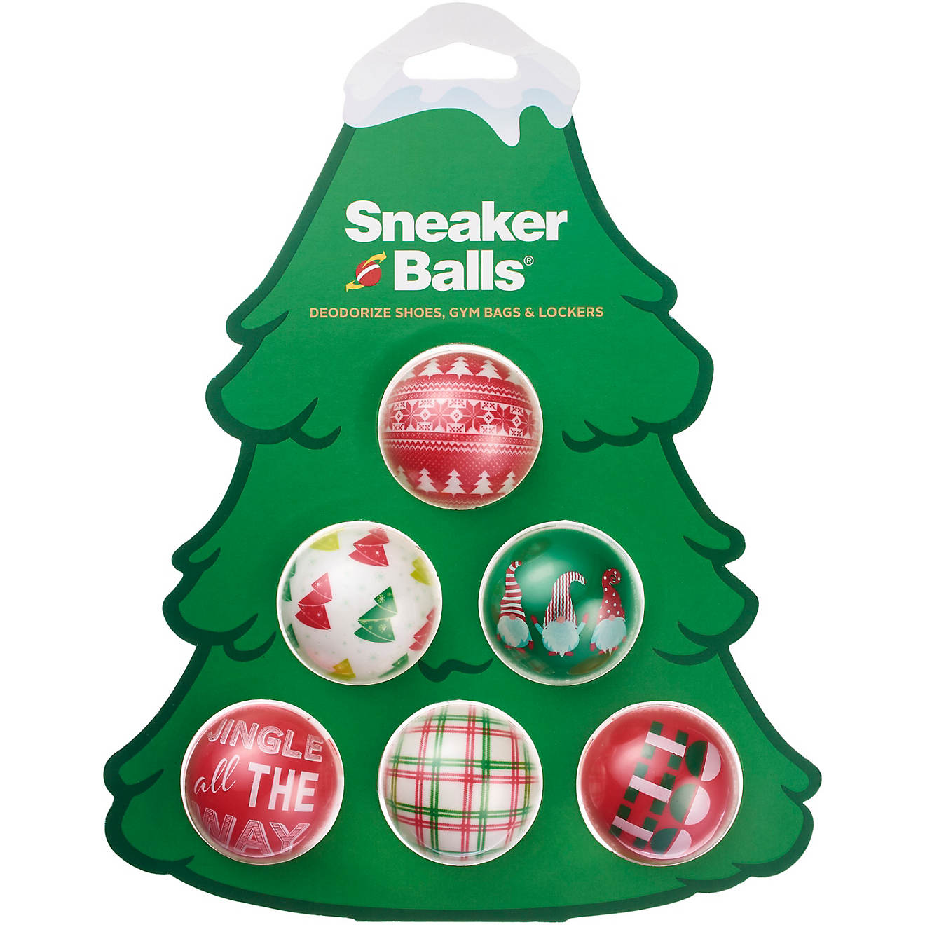 Sof Sole Elf Christmas Tree Sneaker Balls 2-Pack                                                                                 - view number 1