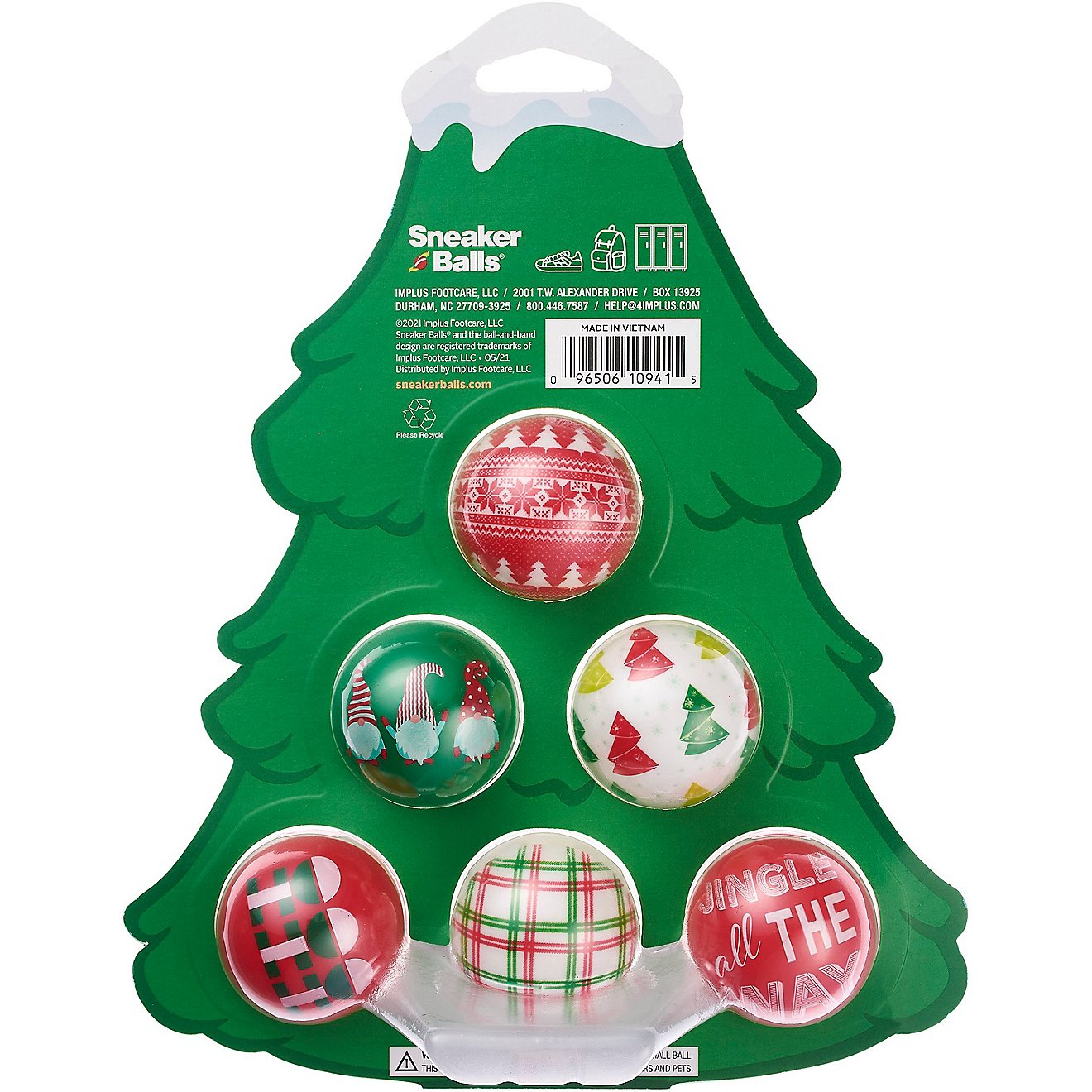 Sof Sole Elf Christmas Tree Sneaker Balls 2-Pack                                                                                 - view number 2