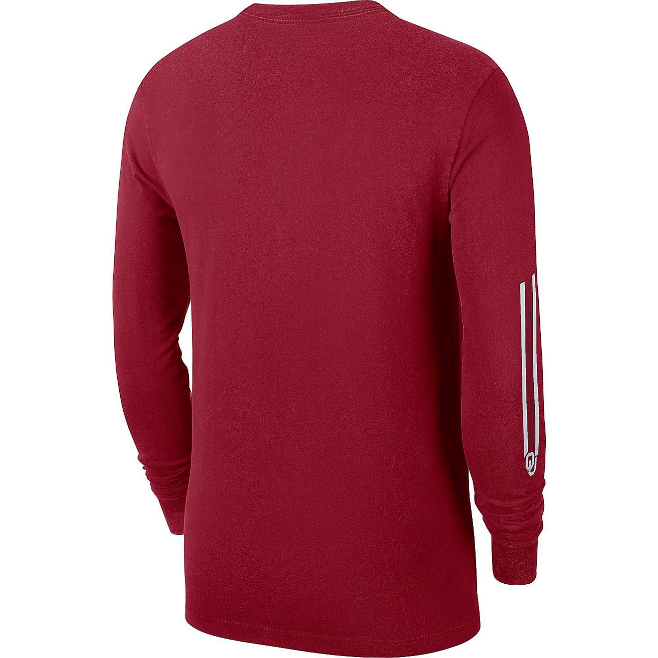 Nike Men's University of Oklahoma Wordmark Long Sleeve T-shirt                                                                   - view number 2