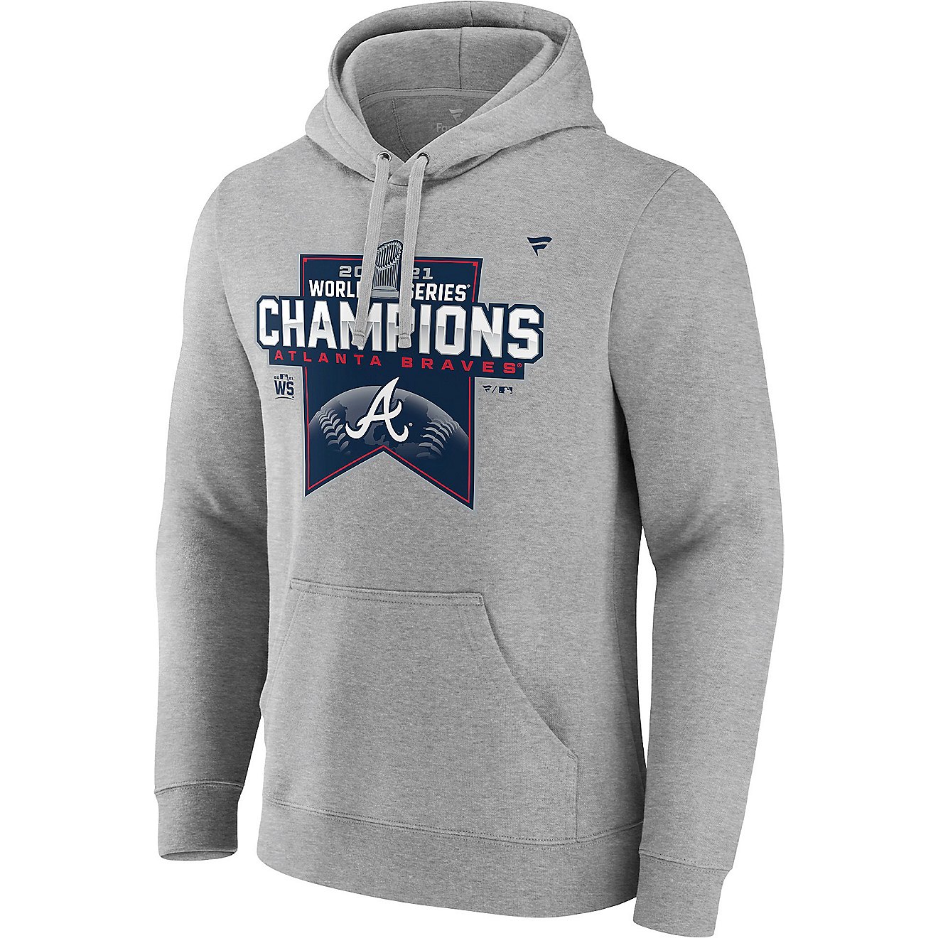 Atlanta Braves Men's 2021 World Series Champs Locker Room Pullover Hoodie - view number 1
