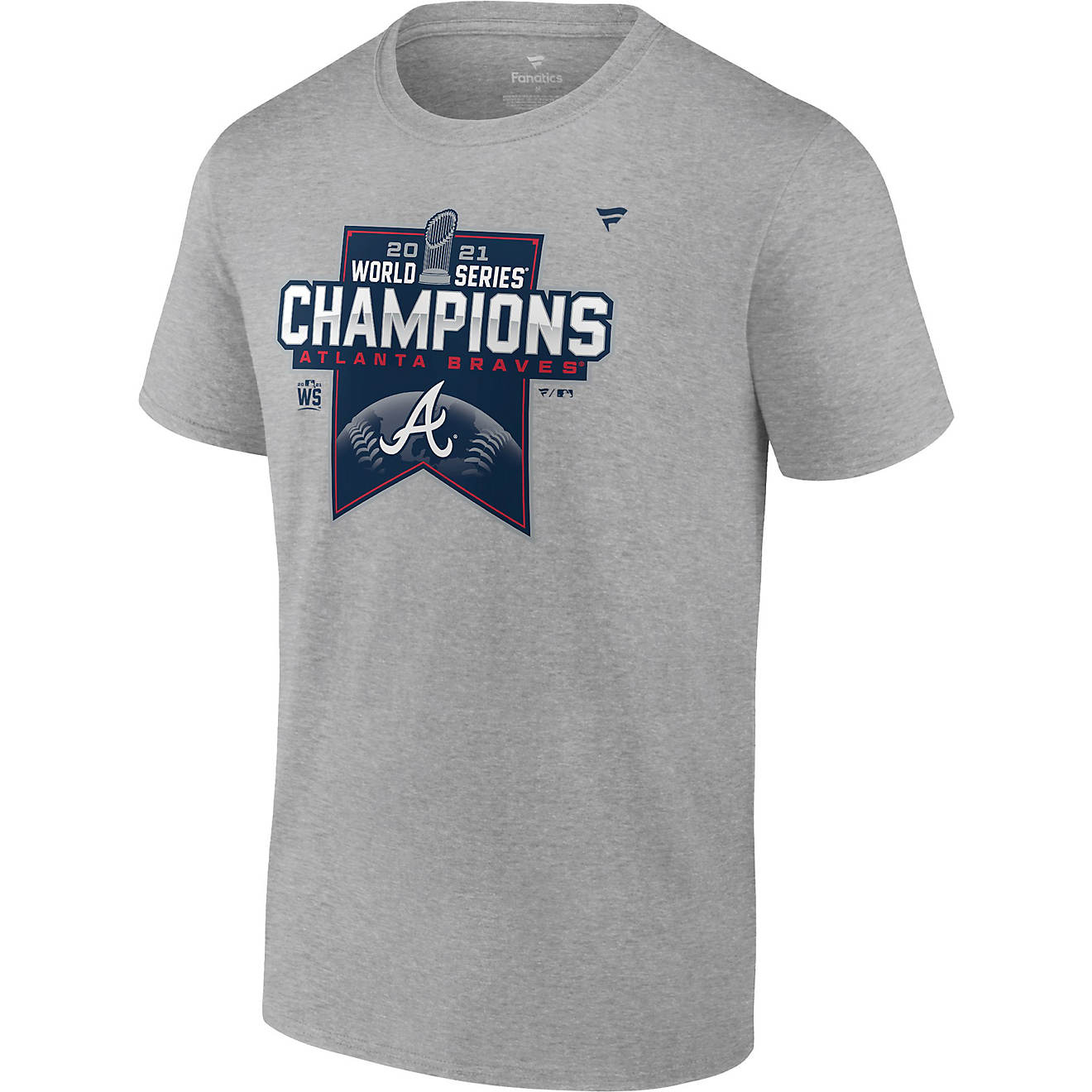 Atlanta Braves Men's 2021 World Series Champs Locker Room Short Sleeve T-shirt                                                   - view number 1