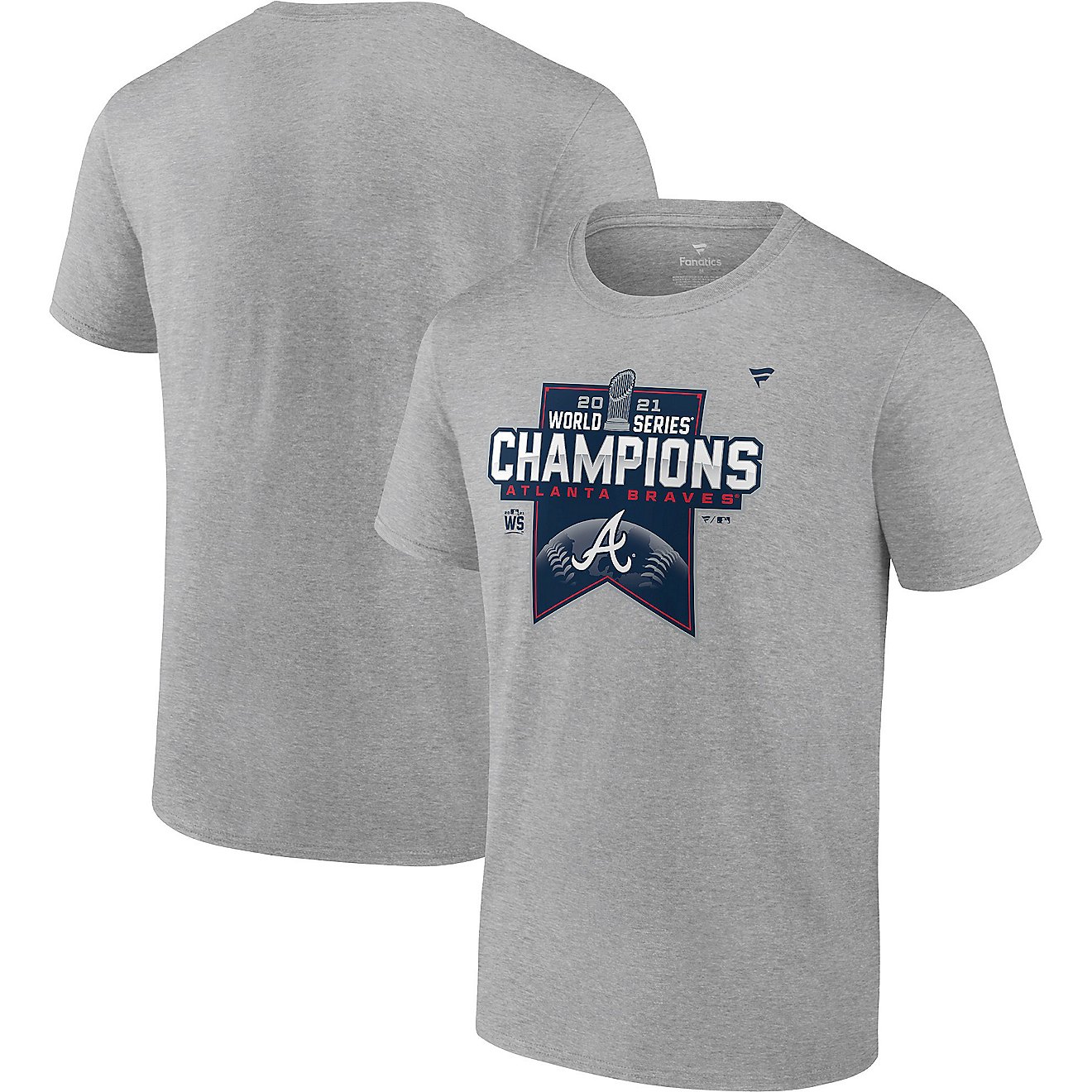 Atlanta Braves Men's 2021 World Series Champs Locker Room Short Sleeve T-shirt - view number 3