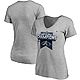 Atlanta Braves Women's 2021 World Series Champs Locker Room V-Neck Short Sleeve T-shirt                                          - view number 3 image