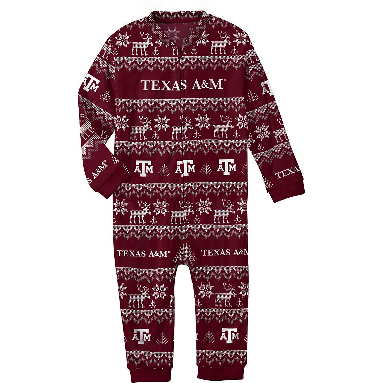 FOCO Infants' Texas A&M University Ugly Sweater Onesie                                                                           - view number 1