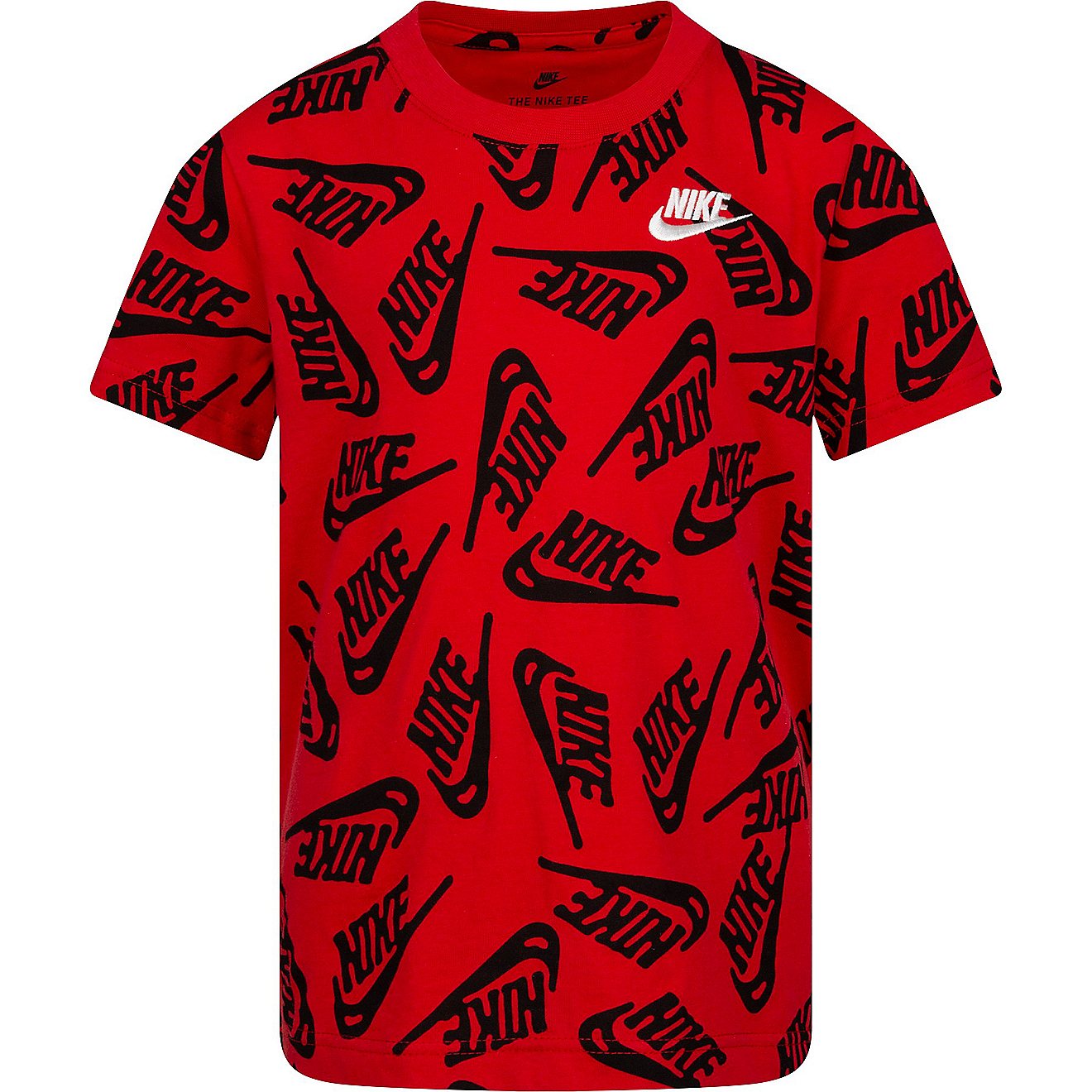 Nike Boys' Nike Sportswear MNSW AOP Short Sleeve T-shirt                                                                         - view number 1