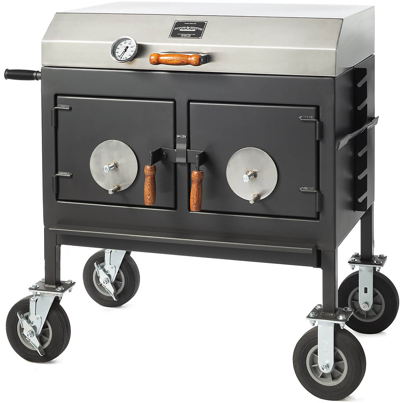 Pitts & Spitts Adjustable Charcoal Grill                                                                                         - view number 1