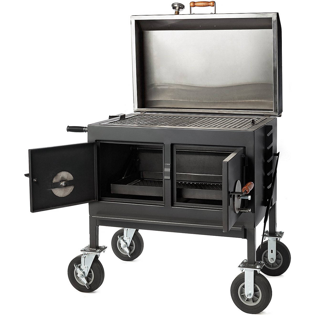 Pitts & Spitts Adjustable Charcoal Grill                                                                                         - view number 2