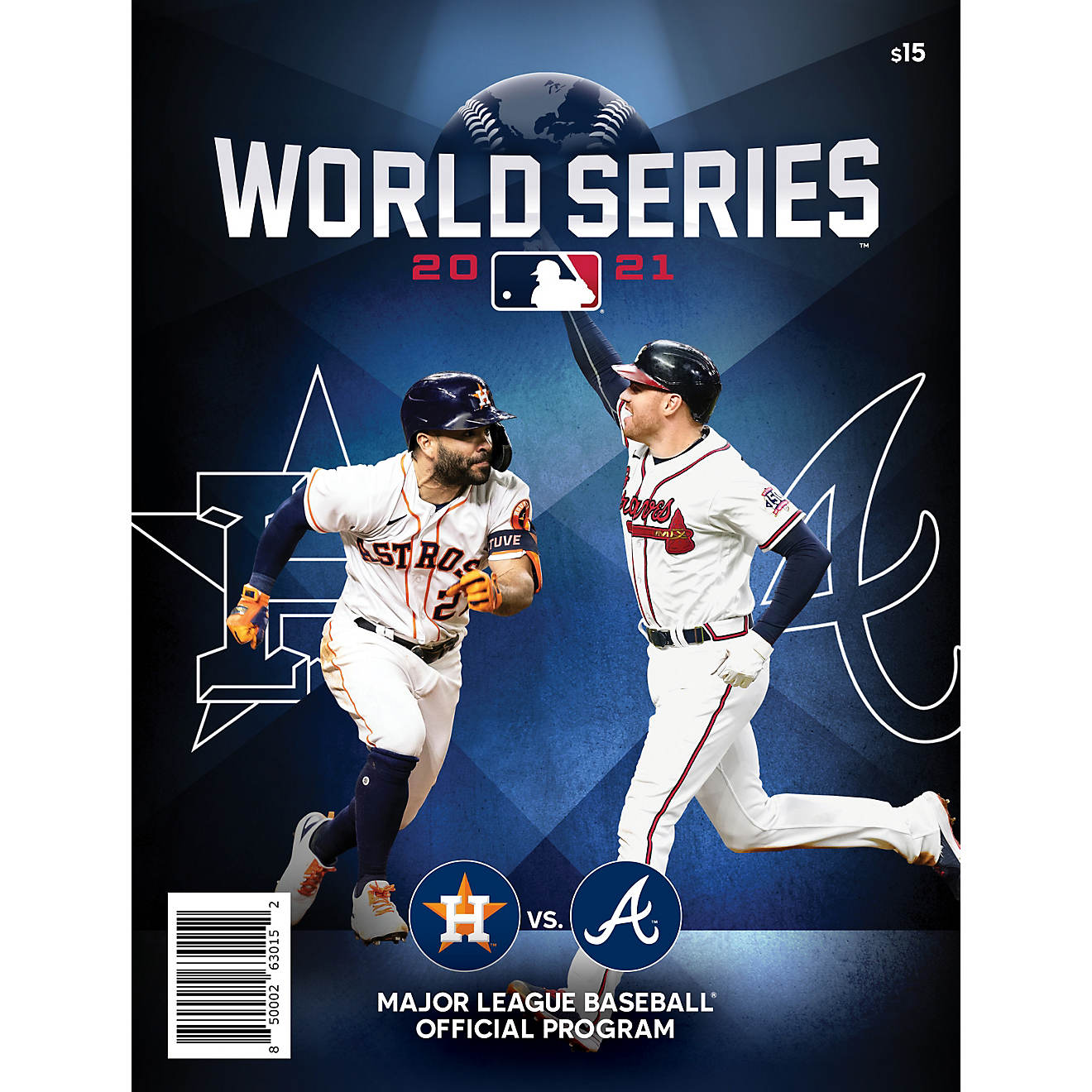 MLB Houston Astros vs. Atlanta Braves 2021 Official MLB World Series Program                                                     - view number 1