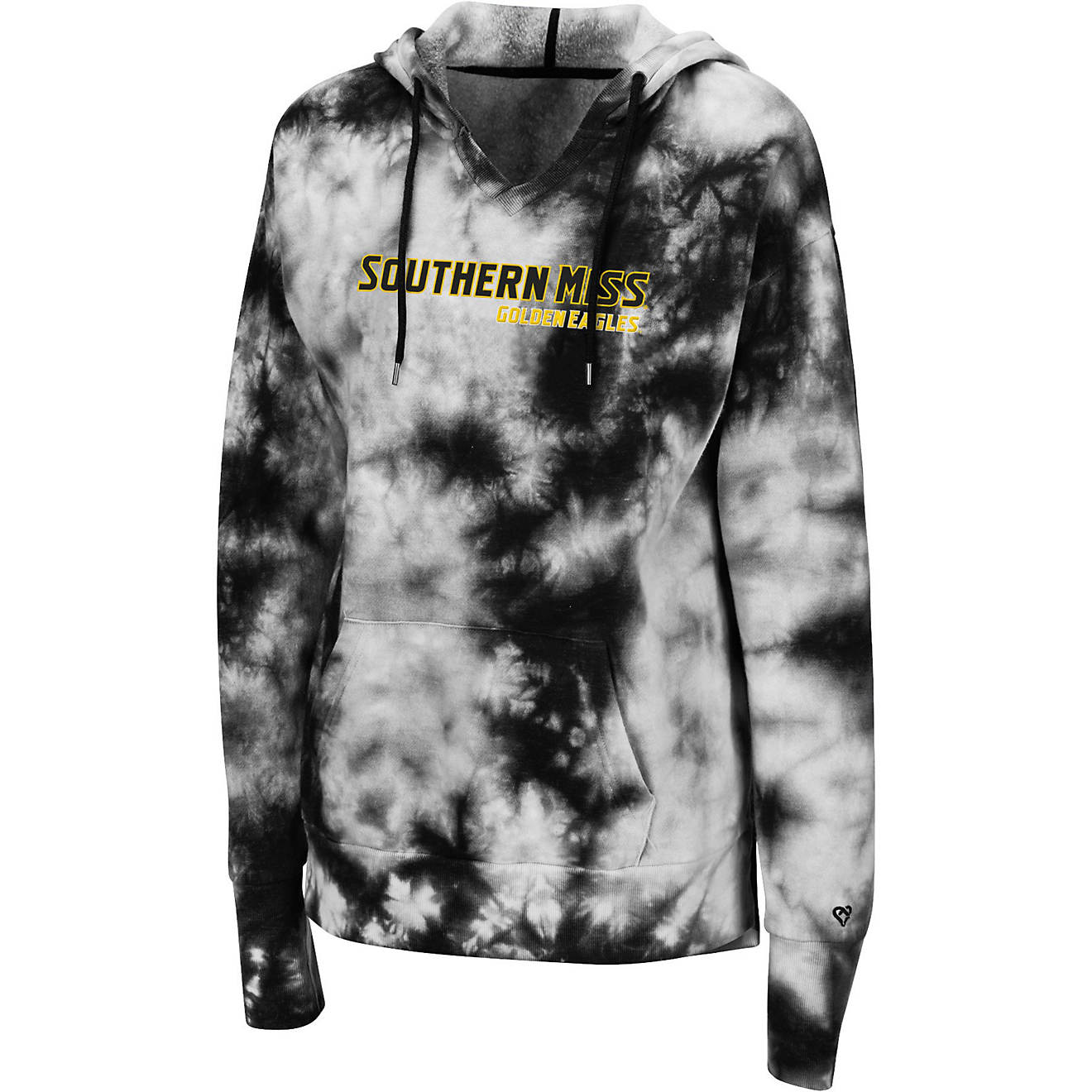 Colosseum Athletics Women's University of Southern Mississippi Shavonee Tie Dye Hoodie                                           - view number 1