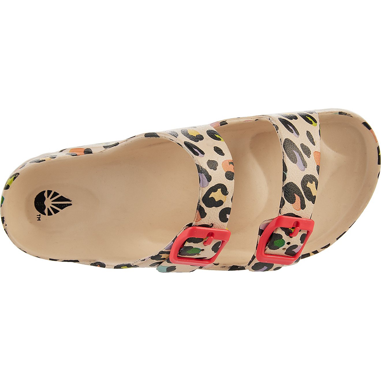 O'Rageous Girls' 2-Buckle Cheetah Slides                                                                                         - view number 3