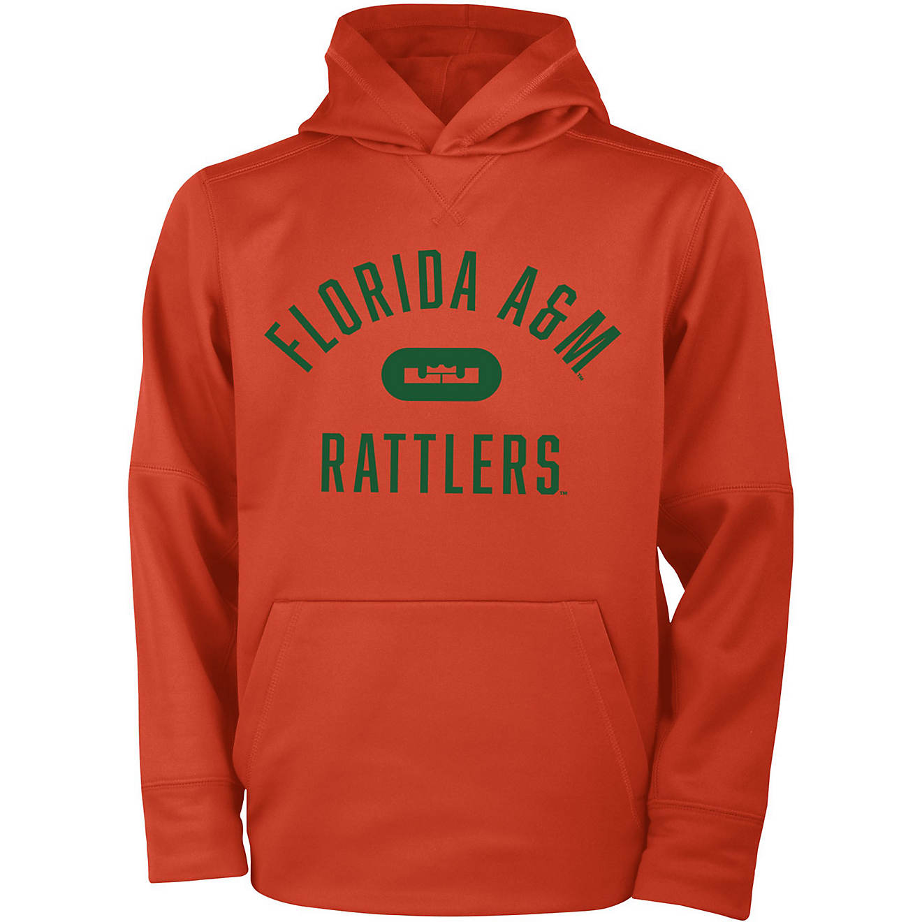 Nike Youth Florida A&M University LBJ Therma Pullover Hoodie                                                                     - view number 1