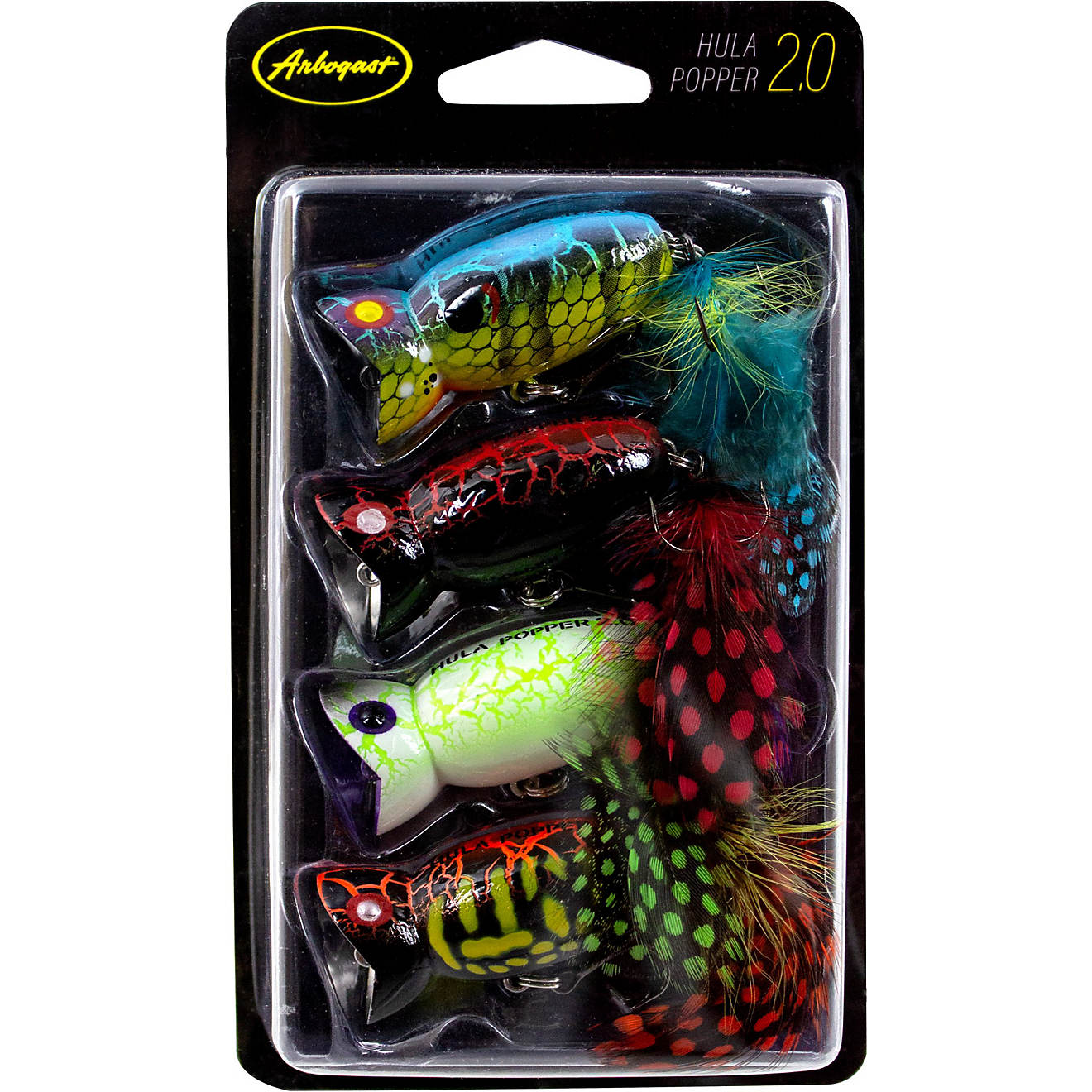 Arbogast Hula Popper 2.0 Lure 4-Pack                                                                                             - view number 1