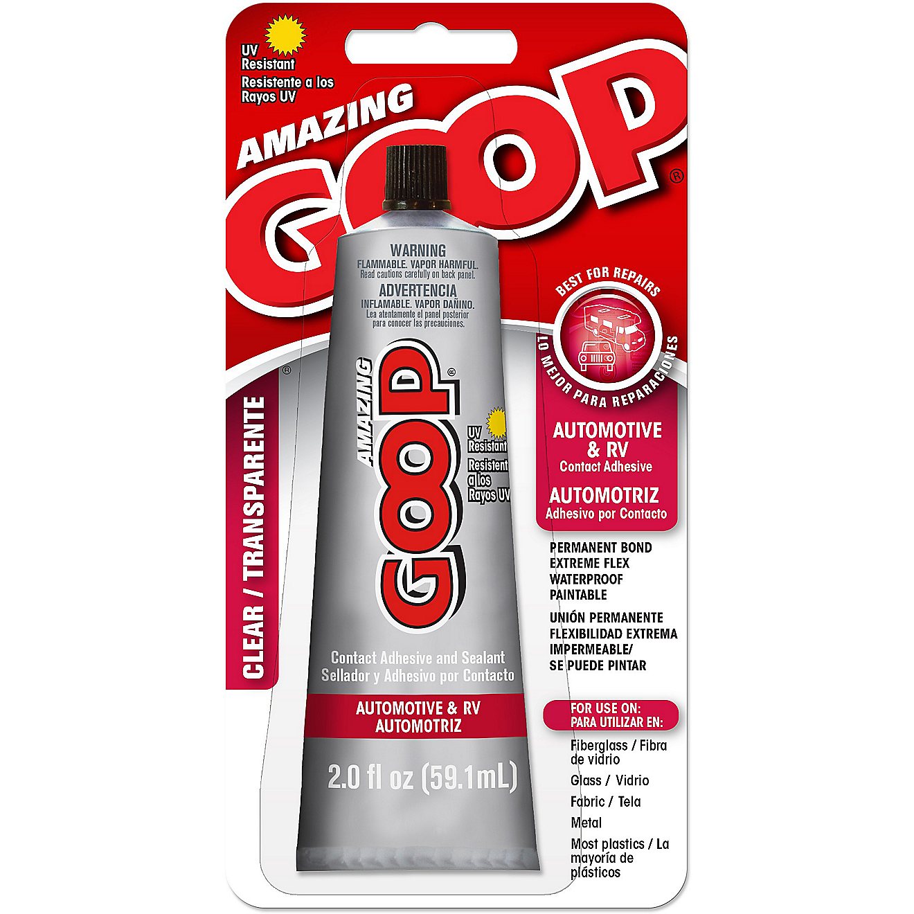 Amazing GOOP Auto And RV 2.0 Fl. Oz. Clear Adhesive                                                                              - view number 1