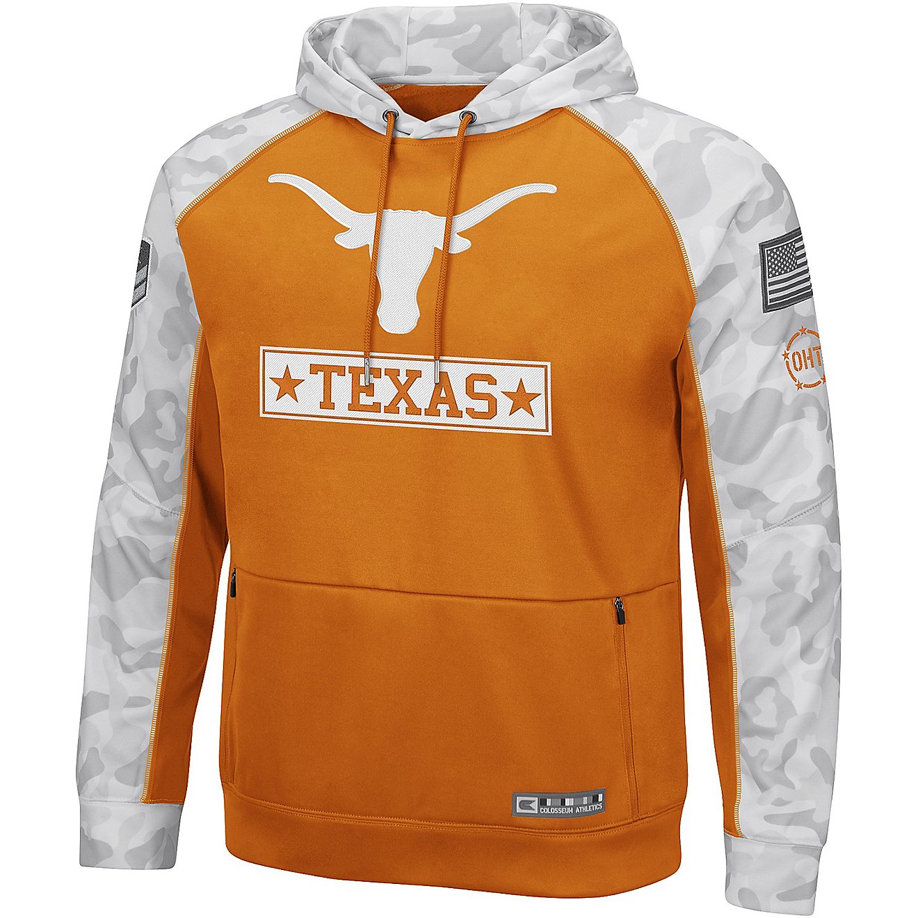 Colosseum Athletics Men's University of Texas OHT Edwards Pullover Hoodie                                                        - view number 1
