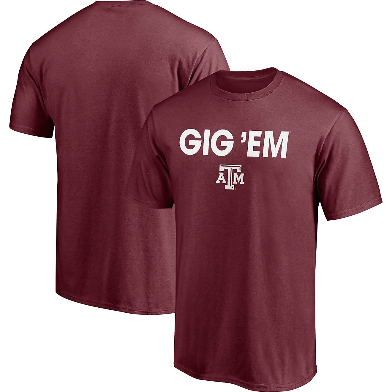 Fanatics Men's Texas A&M University Gig 'Em T-shirt                                                                              - view number 1