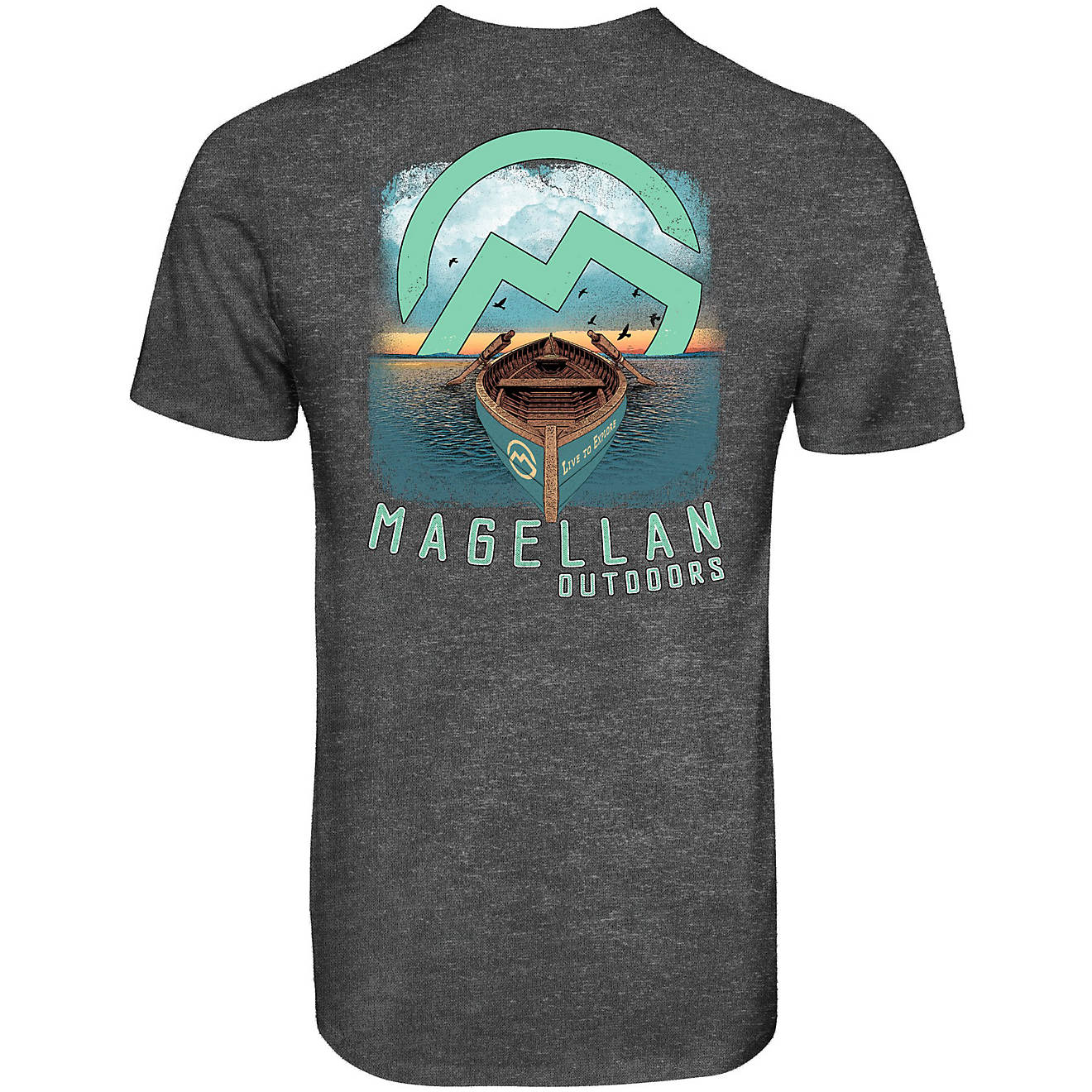 Magellan Outdoors Men's Let's Canoing Graphic Short Sleeve T-shirt                                                               - view number 1