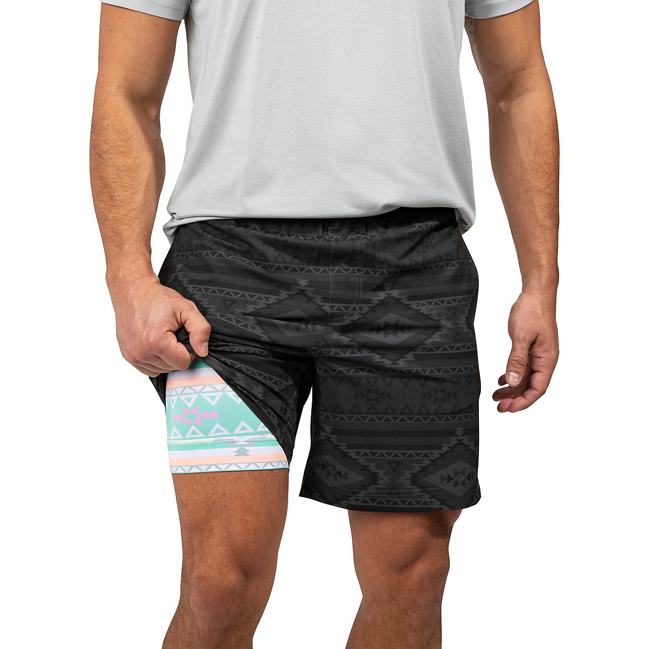 Chubbies Men's Quests Compression Lined Sport Shorts 7 in                                                                        - view number 1