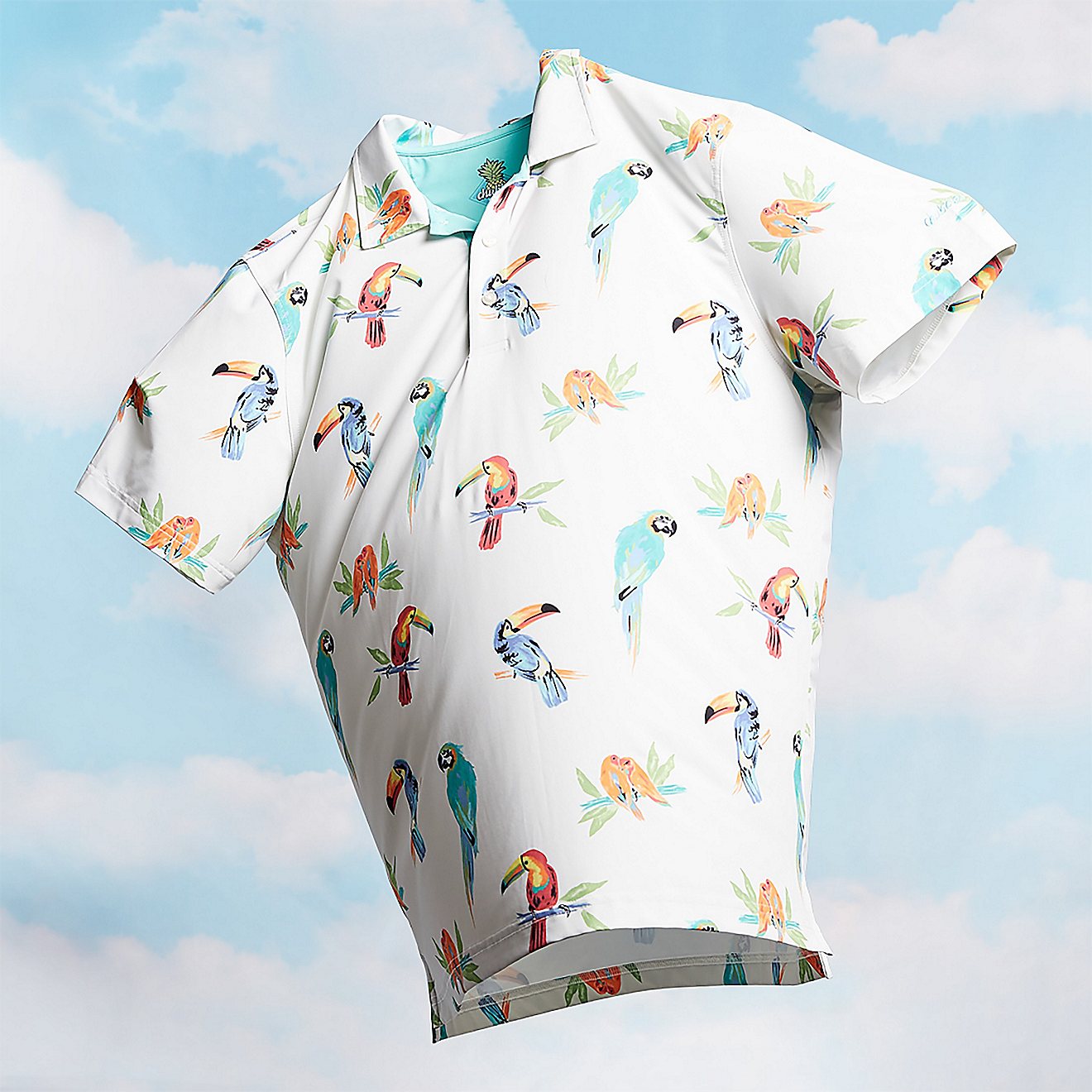 Chubbies Men's Birds of Polodise Performance Polo Shirt                                                                          - view number 5