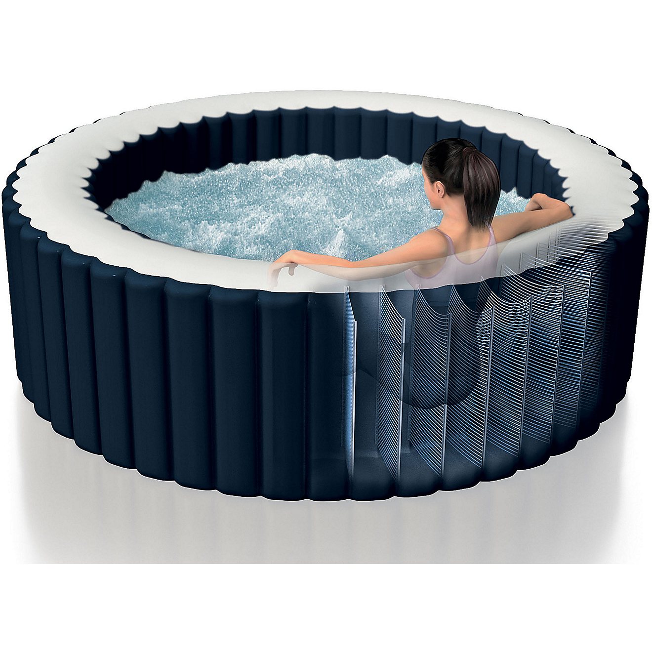 INTEX PureSpa Plus Bubble Massage 77 in x 28 in Spa Set                                                                          - view number 1