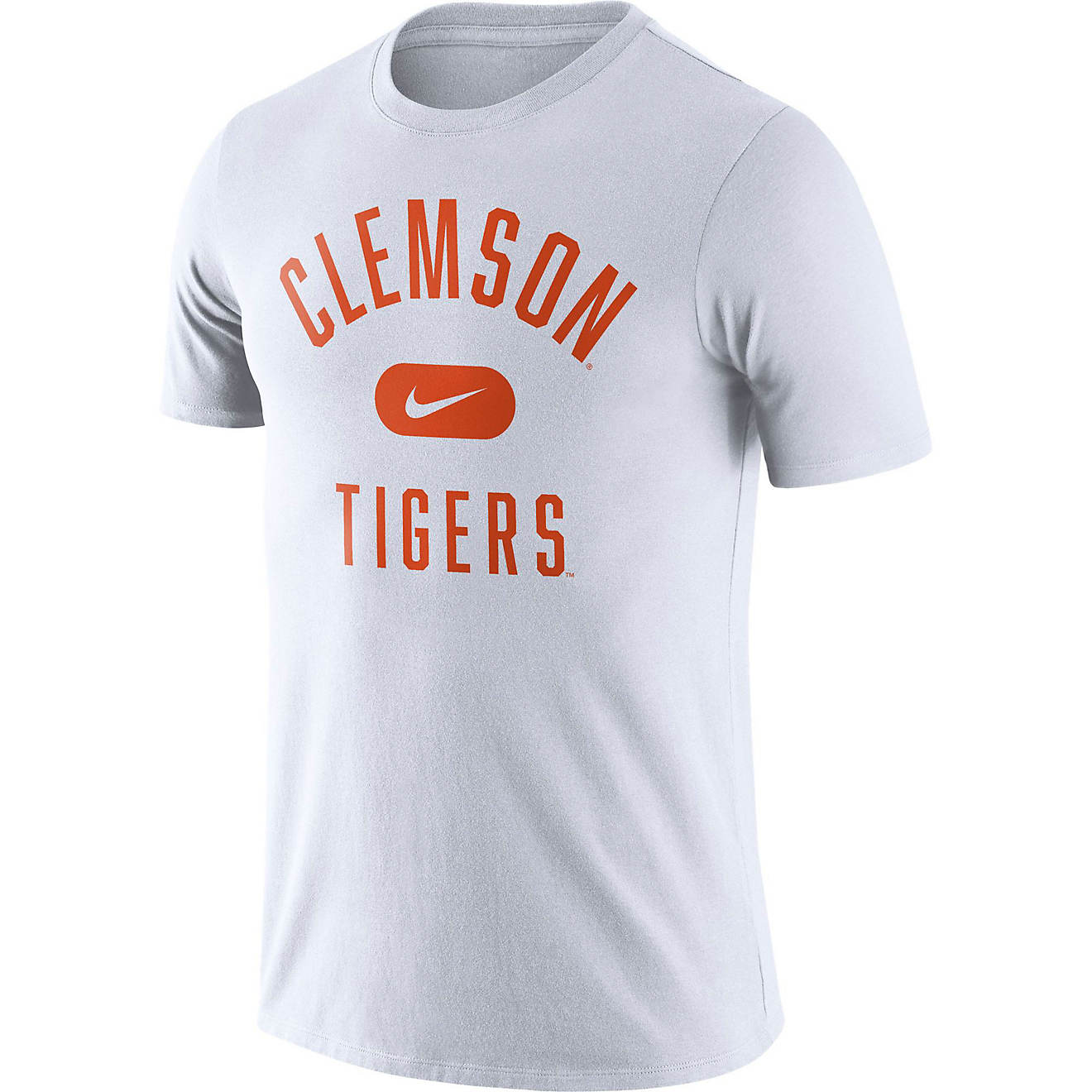 Nike Men's Clemson University Basketball Team Arch Short Sleeve T-shirt                                                          - view number 1