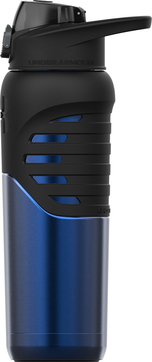 Dominate Stainless Steel Water Bottle, 24oz, Silicon Body Grip, Vacuum Insulated, Leak Proof - Breeze Blue