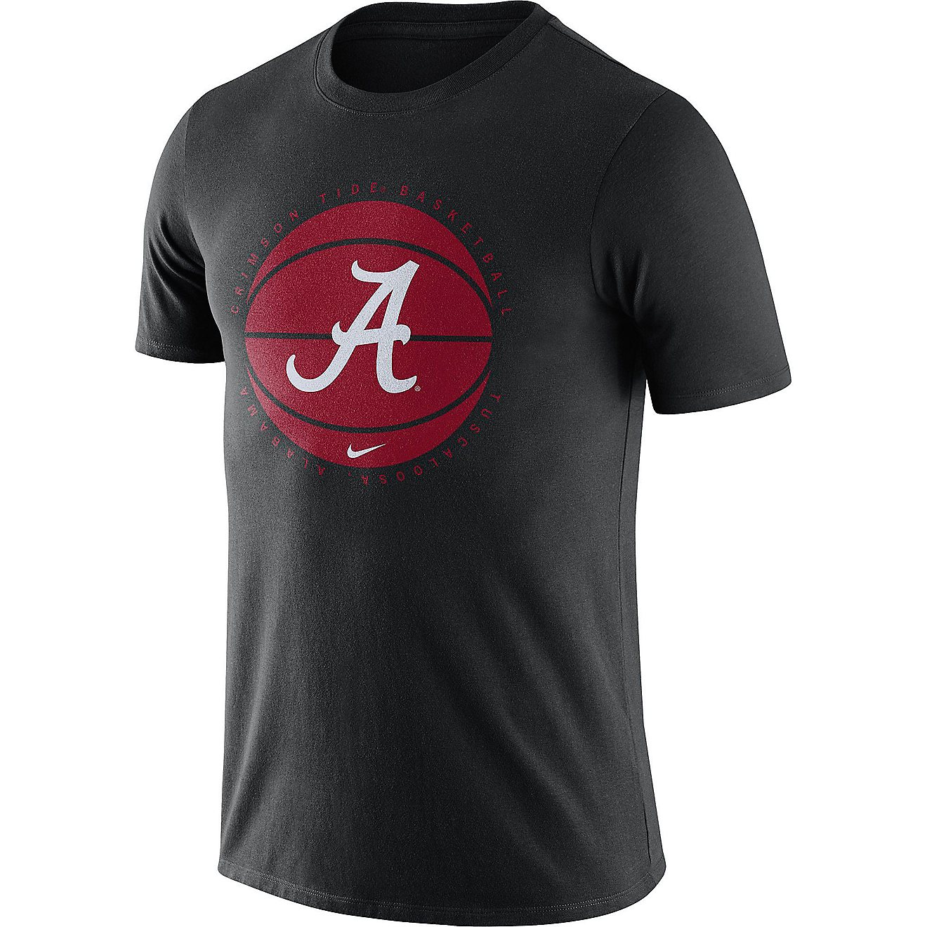 Nike Men's University of Alabama Basketball Team Issue Short Sleeve T-shirt                                                      - view number 1