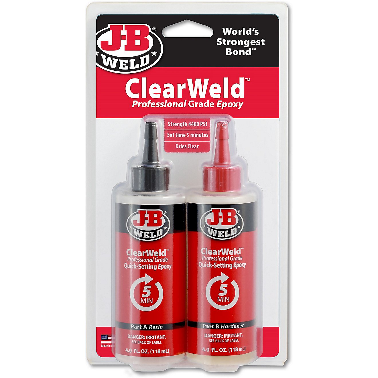 J-B WELD ClearWeld™ 8 oz Professional Grade Spray Epoxy                                                                        - view number 2