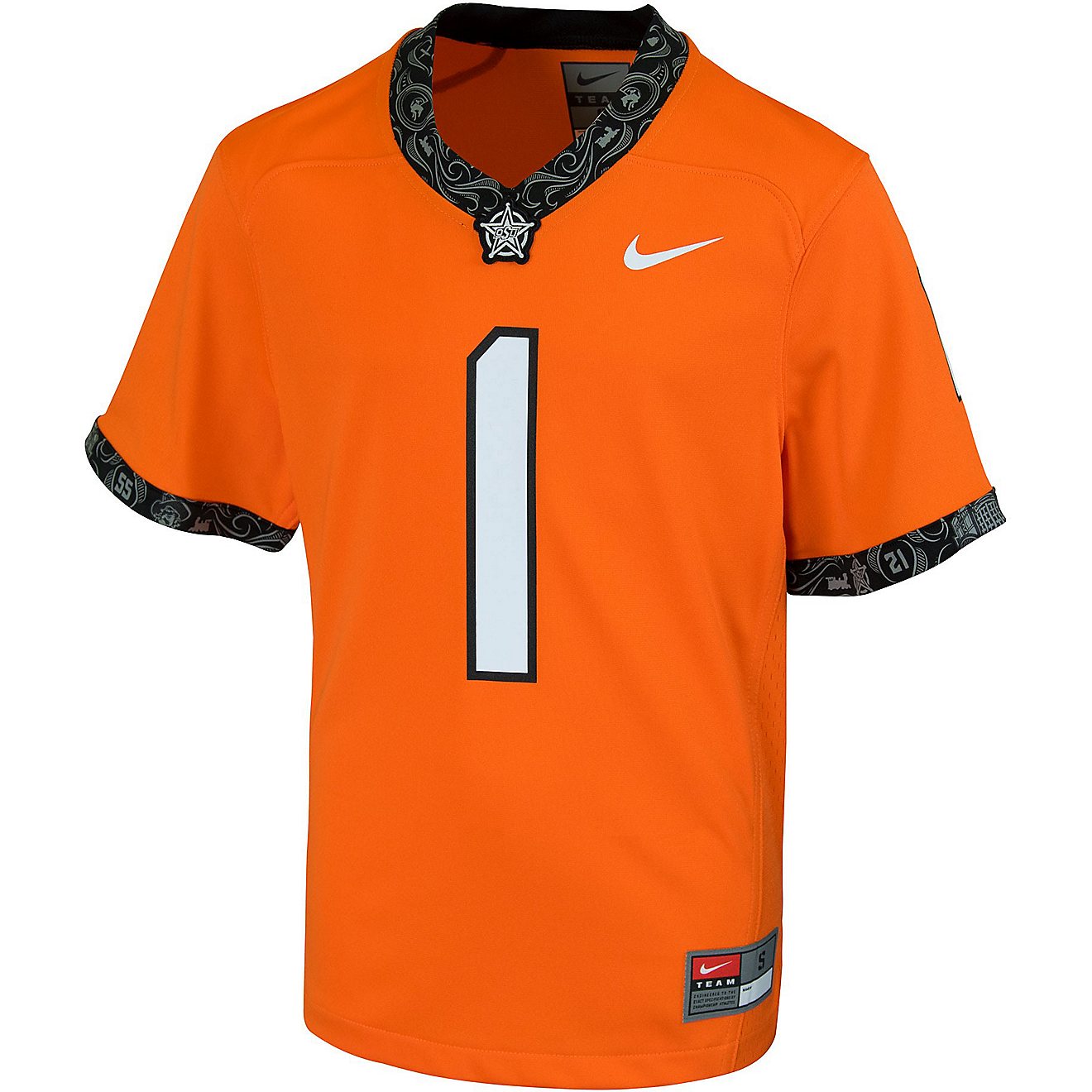 Nike Boys' Oklahoma State University Untouchable Replica Football Jersey                                                         - view number 1