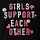 BCG Girls' Girls Support Cotton Graphic Short Sleeve T-shirt                                                                     - view number 3 image