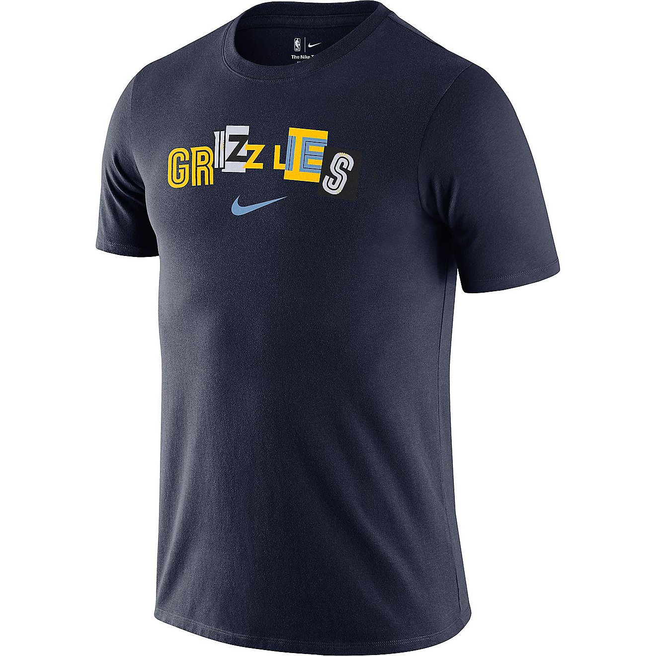 Nike Men’s Memphis Grizzlies City Edition Mixtape Logo Dri-FIT T-shirt                                                         - view number 1