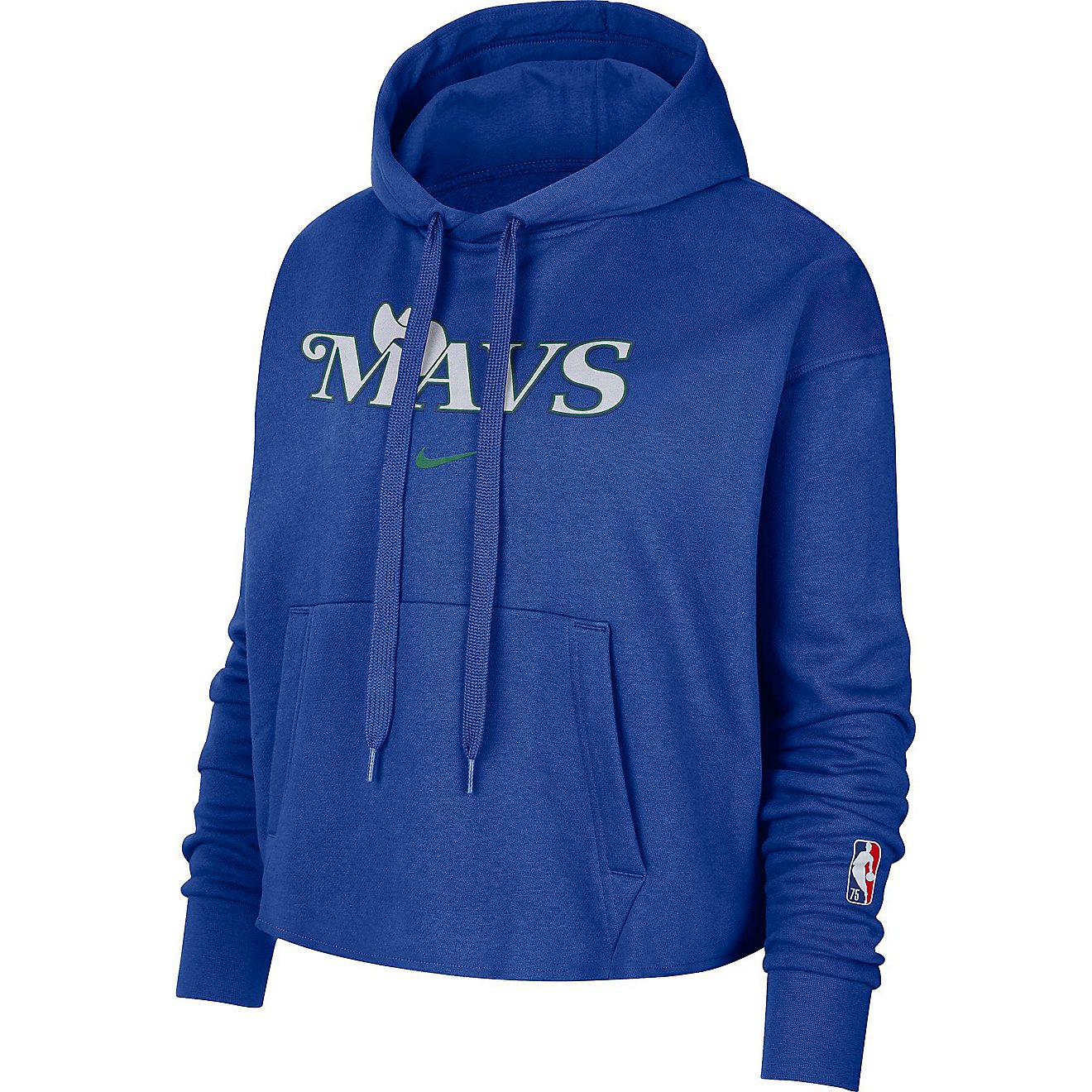 Nike Women's Dallas Mavericks Essential Fleece Pullover Hoodie                                                                   - view number 1