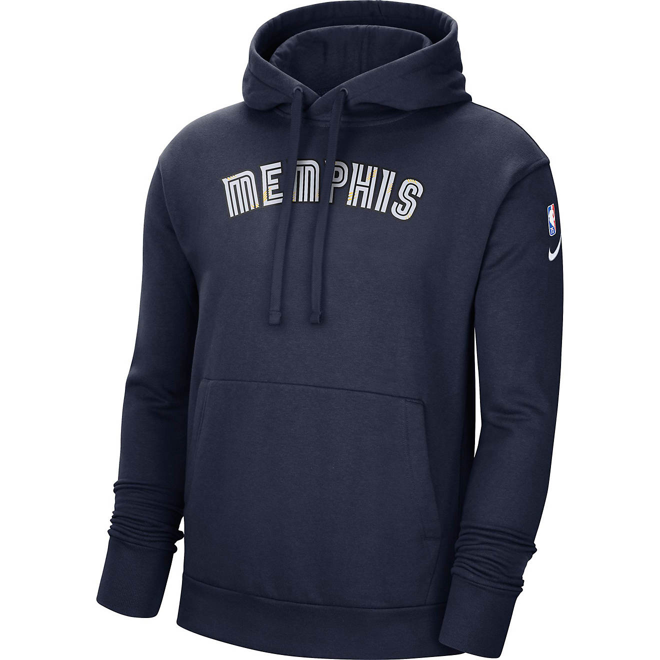 Nike Men’s Memphis Grizzlies Essential Fleece Pullover Hoodie                                                                  - view number 1