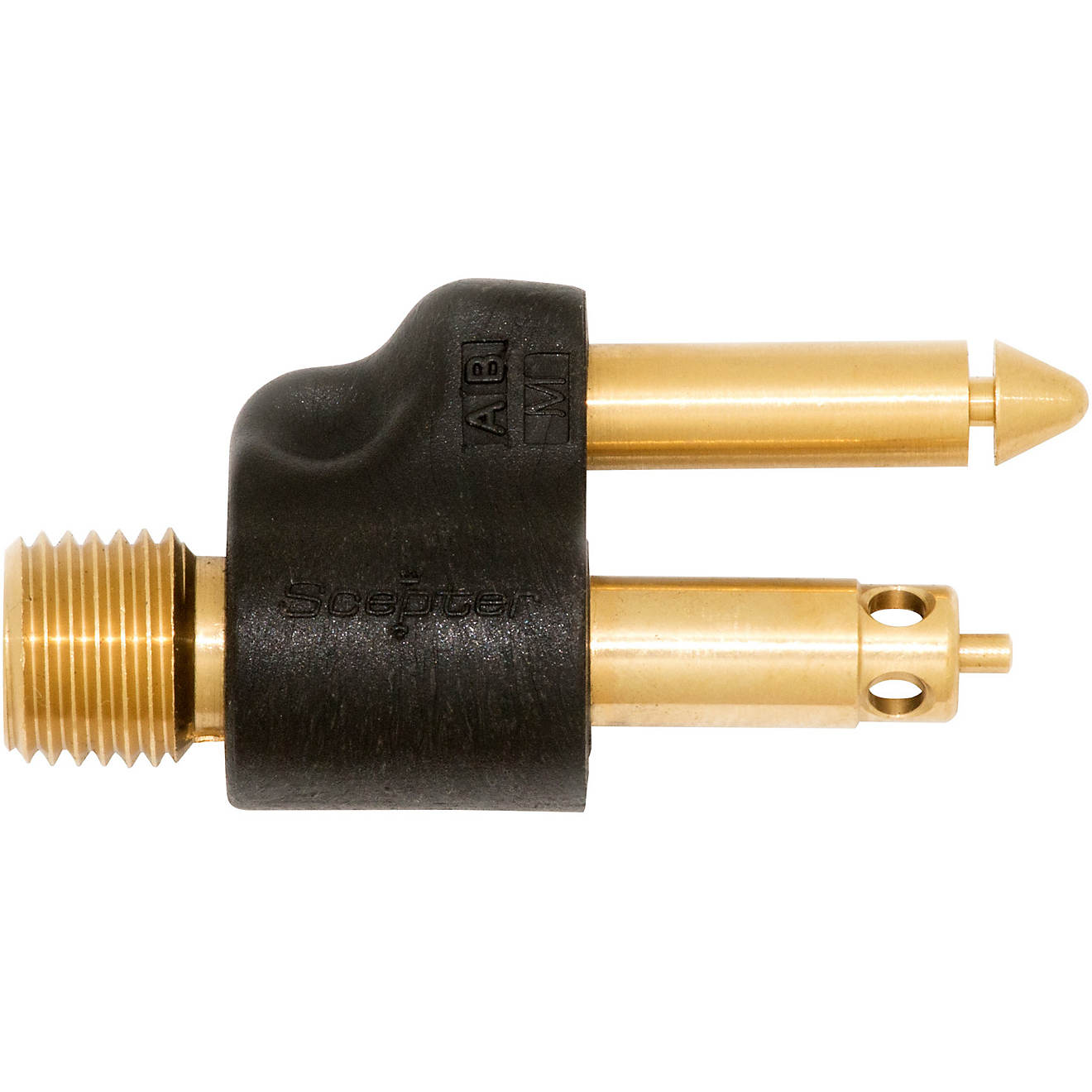 Scepter 1/4" NPT Brass Male Tank Connector                                                                                       - view number 1