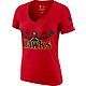 Nike Women's Atlanta Hawks Dri-FIT City Edition Mixtape Logo V-neck T-shirt                                                      - view number 1 image