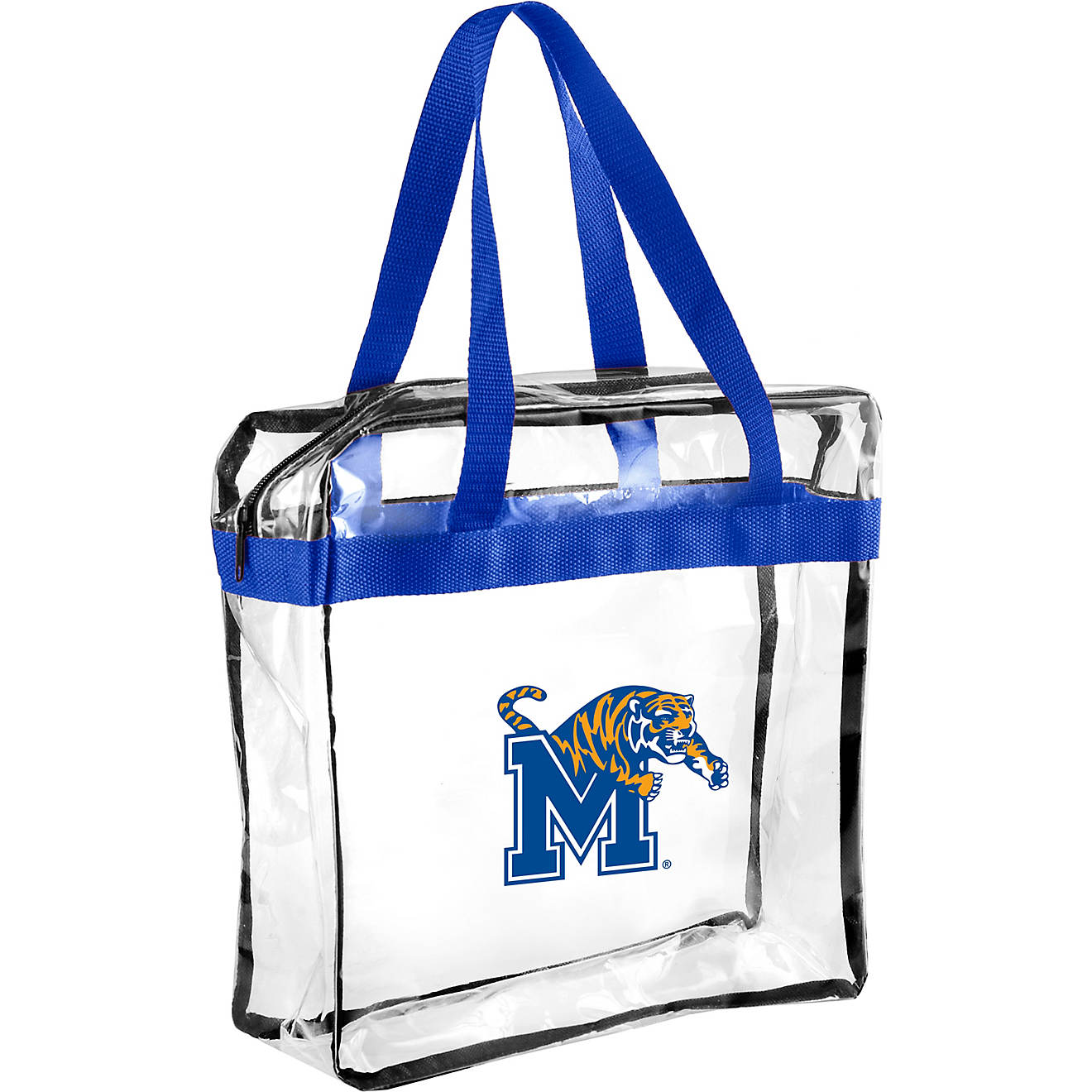 FOCO University of Memphis Clear Messenger Bag                                                                                   - view number 1