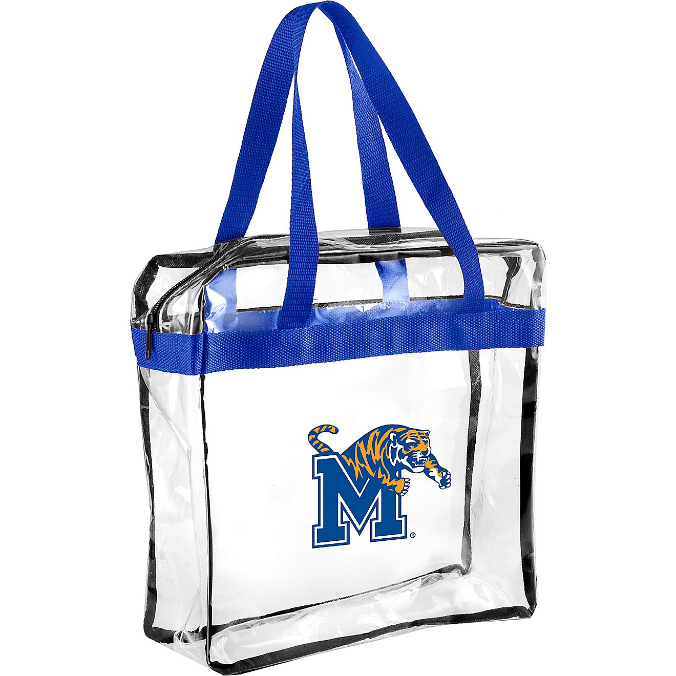 FOCO University of Memphis Clear Messenger Bag                                                                                   - view number 1