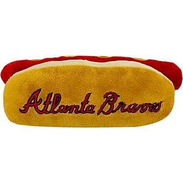 Pets First Atlanta Braves Hot Dog Toy                                                                                           
