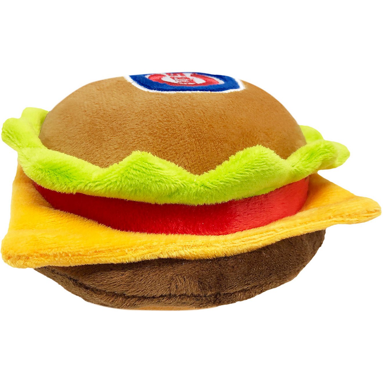 Pets First Chicago Cubs Hamburger Dog Toy                                                                                        - view number 1