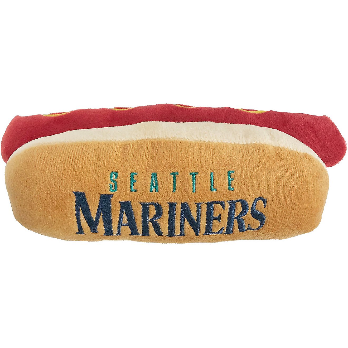 Pets First Seattle Mariners Hot Dog Toy                                                                                          - view number 1