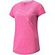 PUMA Women's Ready To Go Heather Logo T-shirt                                                                                    - view number 1 image