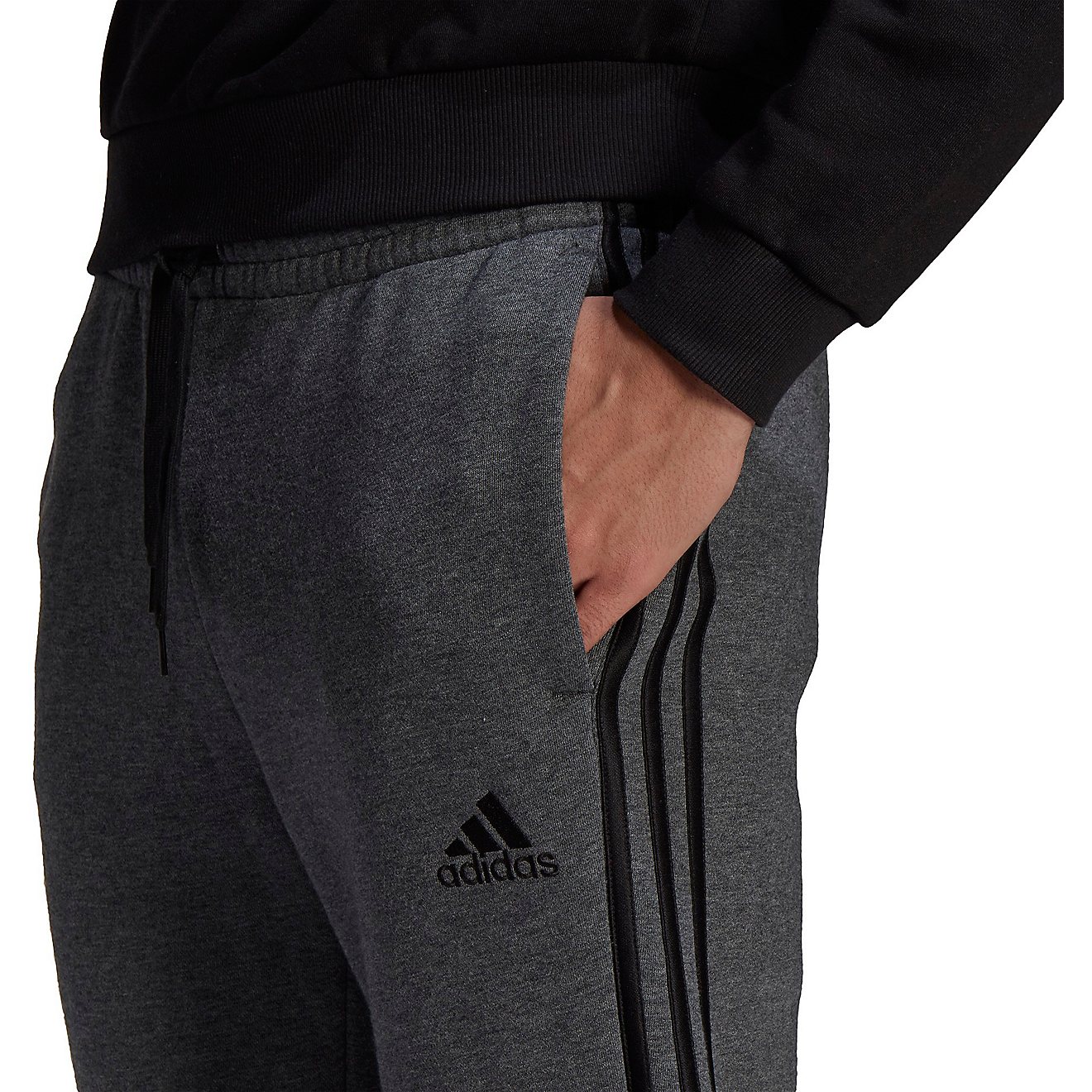 adidas Men's 3S Fleece Tapered Sweatpants                                                                                        - view number 10