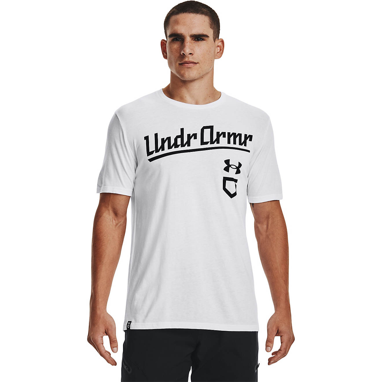 Under Armor Men's Baseball Script Graphic Short Sleeve T-shirt                                                                   - view number 1
